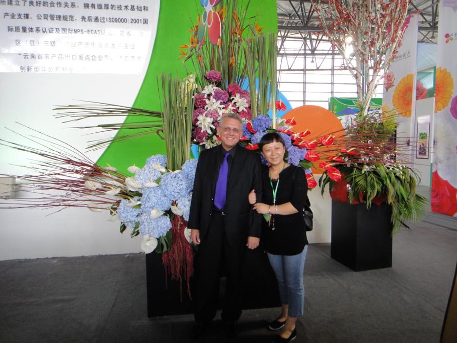 Tom Vail at Kunming Flower Show
