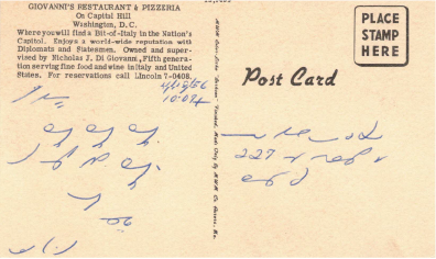 Shorthand postcard
